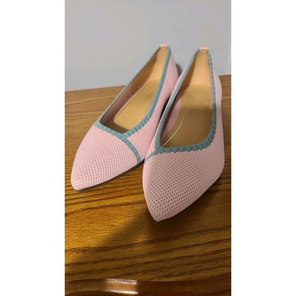 Vionic‎ Dahlia Pointed Toe Ballet Flats Comfort Shoes cameo Pink Sz 8 New - Picture 1 of 6